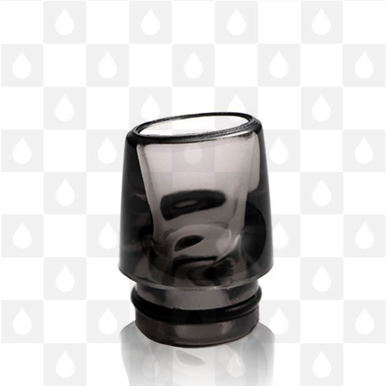 Dotmod Whistle Style 510 Drip Tip - Short, Selected Colour: Smoke Black