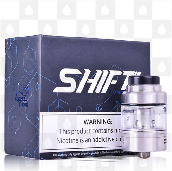 Vaperz Cloud Shift Subtank, Selected Colour: Stainless Steel