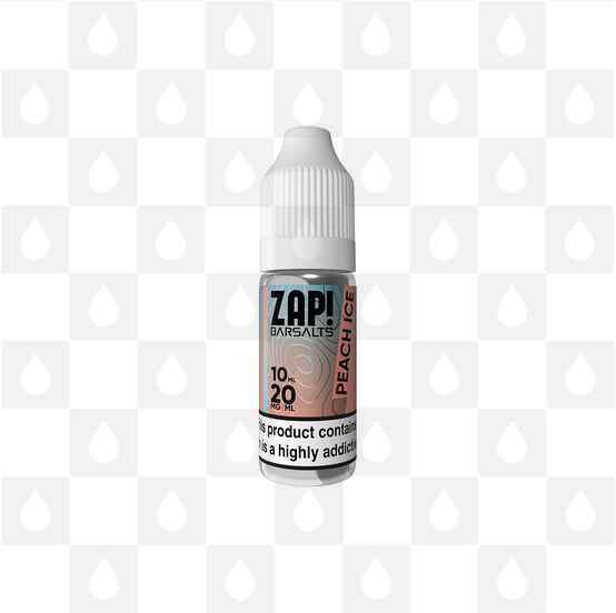 Peach Ice by Zap Bar Salts E Liquid | 10ml Bottles, Strength & Size: 10mg • 10ml