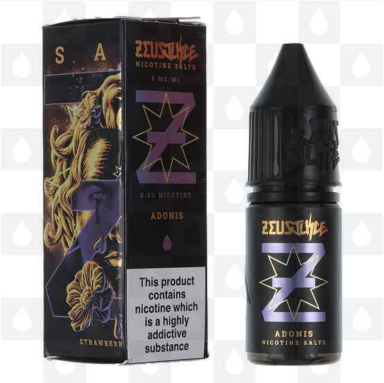 Adonis Nic Salt by Zeus Juice E Liquid | 10ml Bottles, Strength & Size: 20mg • 10ml