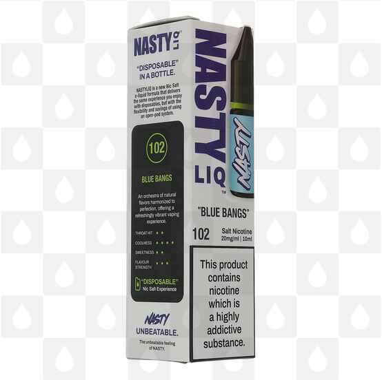 Blue Bangs by Nasty Liq | 10ml Nic Salt, Strength & Size: 20mg • 10ml