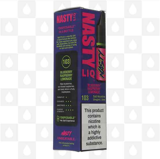 Blue Raspberry Lemonade by Nasty Liq | 10ml Nic Salt, Strength & Size: 20mg • 10ml