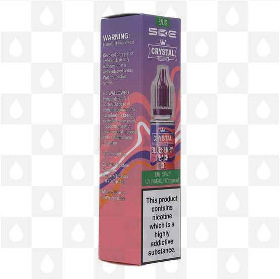 Blueberry Peach Ice SKE Crystal Original V2 E Liquid | Nic Salt, Strength & Size: 20mg • 10ml