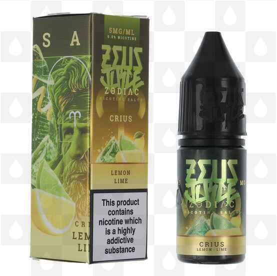 Crius Nic Salt by Zeus Juice E Liquid | 10ml Bottles, Strength & Size: 10mg • 10ml