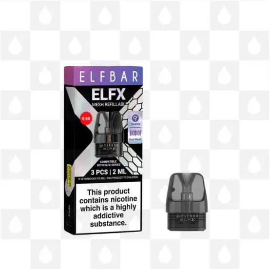 ELFX Replacement Pods, Ohms: 3 x 0.6 Ohm