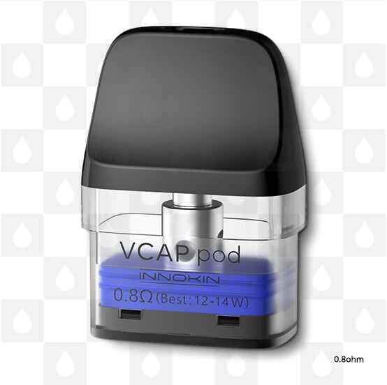 Innokin VCAP Replacement Pod, Ohms: 1 x 0.8 Ohm (Best 12-14W)