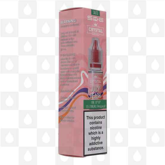 Juicy Peach SKE Crystal Original V2 E Liquid | Nic Salt, Strength & Size: 20mg • 10ml