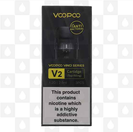 VooPoo Vinci Replacement Pods V2, Ohms: 3 x 1.2 Ohm Pods