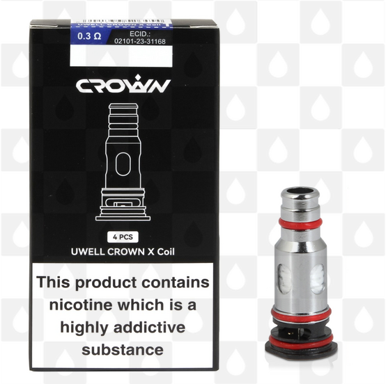 Uwell Crown X Replacement Coils, Ohms: 0.6 Ohm Mesh (20-25w)