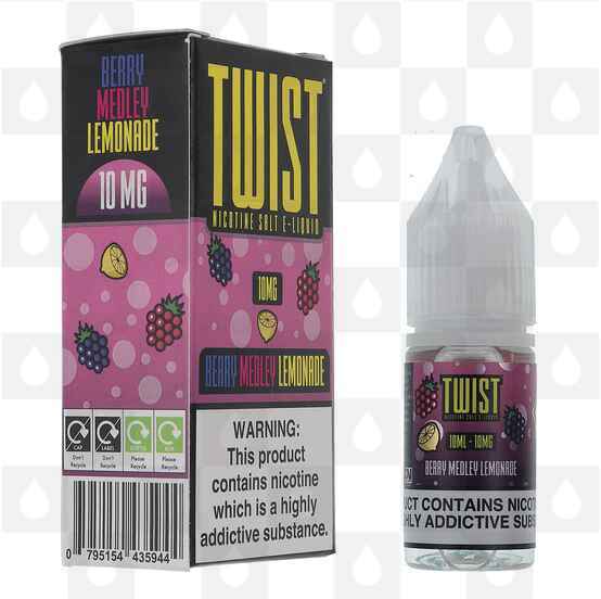 Berry Medley Lemonade by Twist E Liquid | 10ml Nic Salt, Strength & Size: 20mg • 10ml