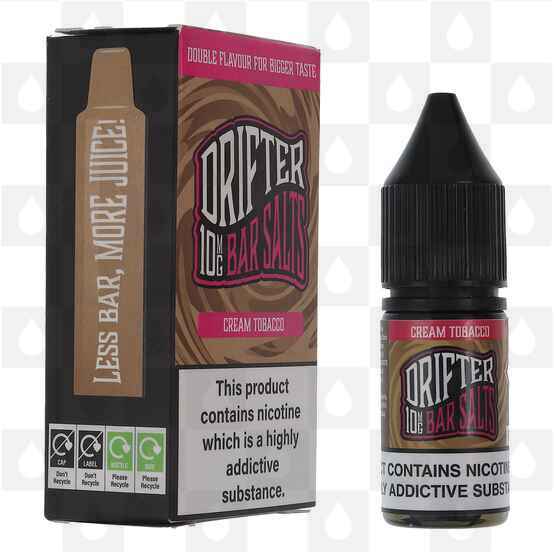 Cream Tobacco | Bar Salts by Drifter E Liquid | Nic Salt, Strength & Size: 20mg • 10ml
