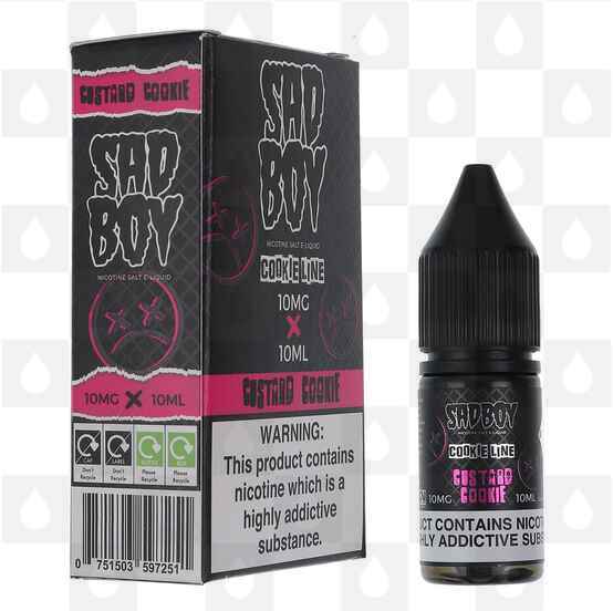 Custard Cookie by Sadboy E Liquid | 10ml Nic Salt, Strength & Size: 20mg • 10ml