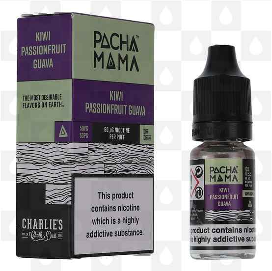 Kiwi Passionfruit Guava by Pacha Mama E Liquid | Nic Salt, Strength & Size: 20mg • 10ml