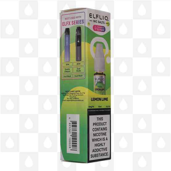 Lemon Lime by Elfliq | Elf Bar E Liquid | Nic Salt, Strength & Size: 20mg • 10ml