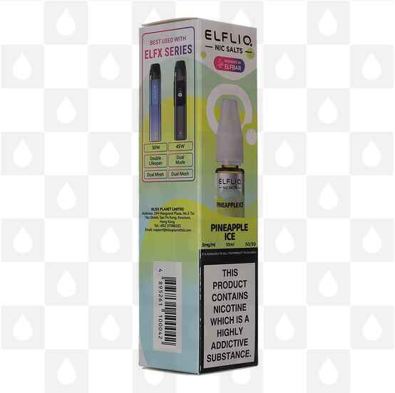 Pineapple Ice by Elfliq | Elf Bar E Liquid | Nic Salt, Strength & Size: 10mg • 10ml
