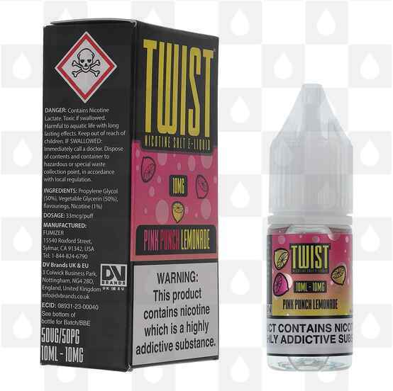 Pink Punch Lemonade by Twist E Liquid | 10ml Nic Salt, Strength & Size: 20mg • 10ml