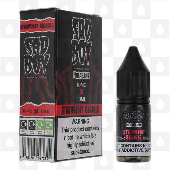 Strawberry Granola by Sadboy E Liquid | 10ml Nic Salt, Strength & Size: 20mg • 10ml