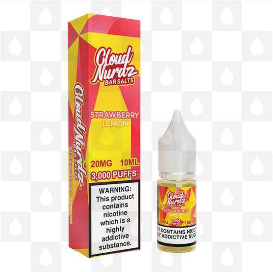 Strawberry Lemon by Cloud Nurdz E Liquid | 10ml Nic Salt, Strength & Size: 20mg • 10ml