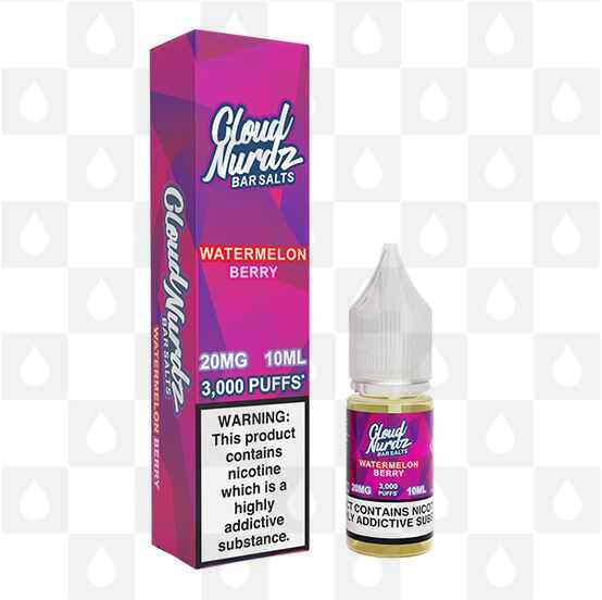 Watermelon Berry by Cloud Nurdz E Liquid | 10ml Nic Salt, Strength & Size: 20mg • 10ml
