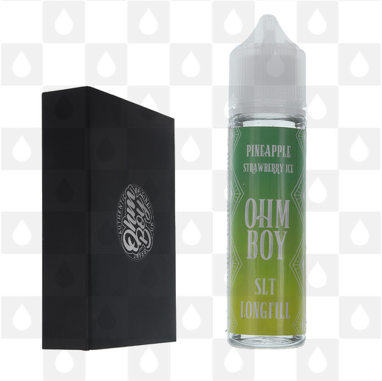 Pineapple Strawberry Ice by Ohm Boy SLT | 60ml Longfill, Nicotine Type: Nicotine Salt, Strength & Size: 10mg Salt • 60ml • Inc Shots (50/50)