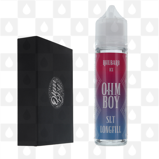 Rhubarb Ice by Ohm Boy SLT | 60ml Longfill, Nicotine Type: Regular Nicotine, Strength & Size: 06mg • 60ml • Inc Shots (50/50)