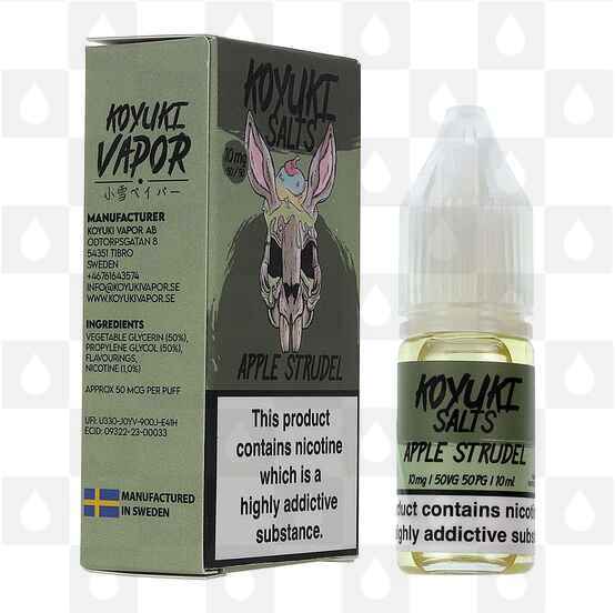 Apple Strudel by Koyuki E Liquid | 10ml Nic Salt, Strength & Size: 10mg • 10ml