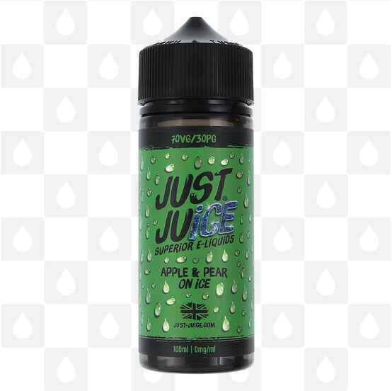Apple & Pear On Ice by Just Juice E Liquid | 50ml & 100ml Short Fill, Strength & Size: 0mg • 100ml (120ml Bottle)