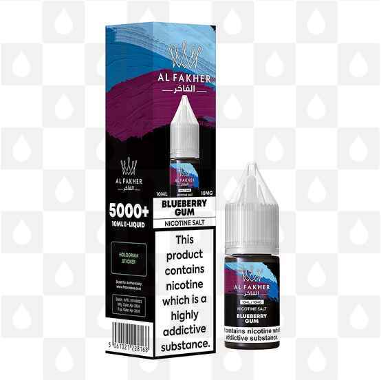 Blueberry Gum by Al Fakher E Liquid | 10ml Nic Salt, Strength & Size: 20mg • 10ml