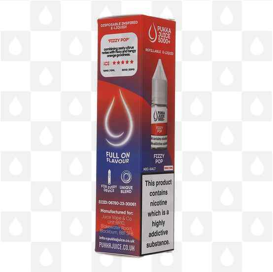 Fizzy Pop Nic Salt by Pukka Juice 5000+ | 10ml Nic Salt, Strength & Size: 20mg • 10ml