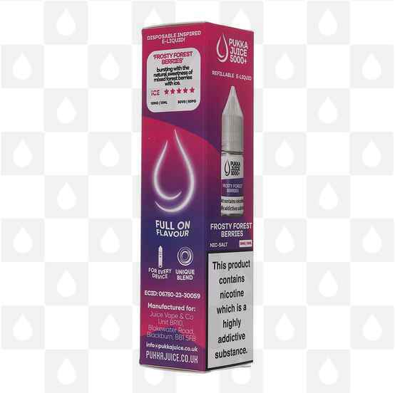 Frosty Forest Berries Nic Salt by Pukka Juice 5000+ | 10ml Nic Salt, Strength & Size: 10mg • 10ml