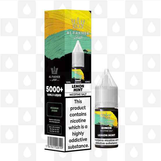 Lemon Mint by Al Fakher E Liquid | 10ml Nic Salt, Strength & Size: 20mg • 10ml