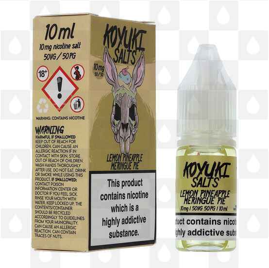 Lemon Pineapple Meringue Pie by Koyuki E Liquid | 10ml Nic Salt, Strength & Size: 10mg • 10ml