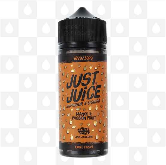 Mango & Passion Fruit by Just Juice E Liquid | 50ml & 100ml Short Fill, Strength & Size: 0mg • 100ml (120ml Bottle)