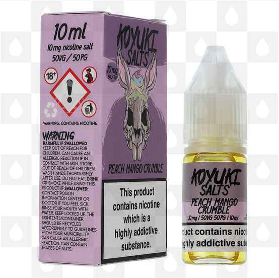 Peach Mango Crumble by Koyuki E Liquid | 10ml Nic Salt, Strength & Size: 20mg • 10ml