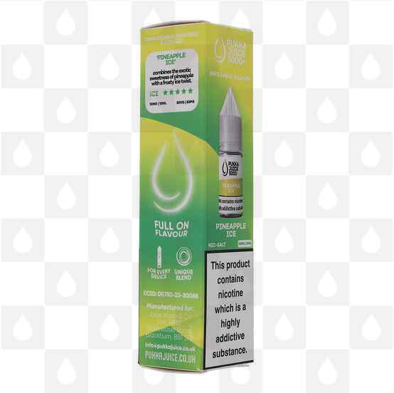Pineapple Ice Nic Salt by Pukka Juice 5000+ | 10ml Nic Salt, Strength & Size: 20mg • 10ml