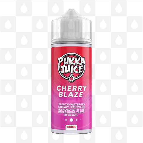 Cherry Blaze by Pukka Juice E Liquid | 100ml Shortfill, Strength & Size: 0mg • 100ml (120ml Bottle)