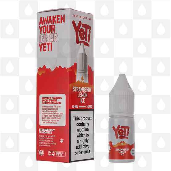 Strawberry Lemon Ice | Yeti Summit Series E Liquid | Nic Salt, Strength & Size: 10mg • 10ml