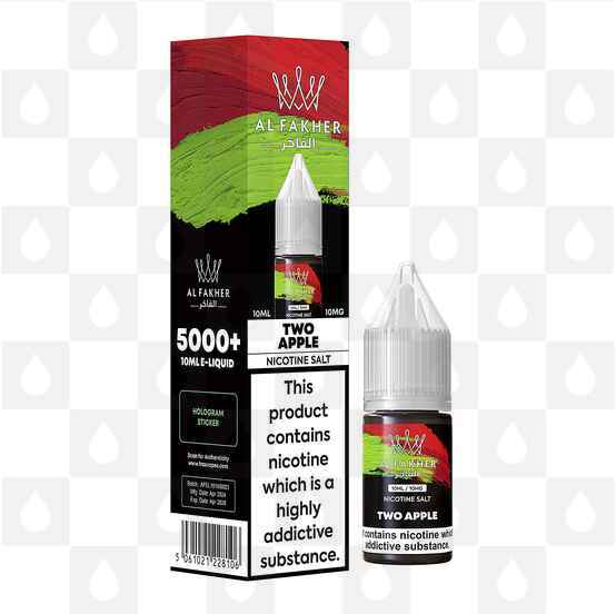 Two Apple by Al Fakher E Liquid | 10ml Nic Salt, Strength & Size: 10mg • 10ml