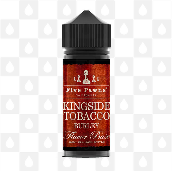 Kingside Tobacco by Five Pawns E Liquid | 100ml Short Fill, Strength & Size: 0mg • 100ml (120ml Bottle)