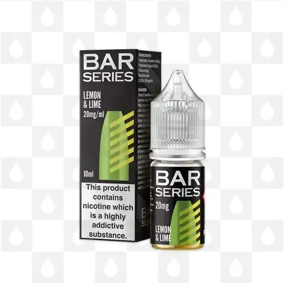 Lemon & Lime by Bar Series E Liquid | Nic Salt, Strength & Size: 20mg • 10ml