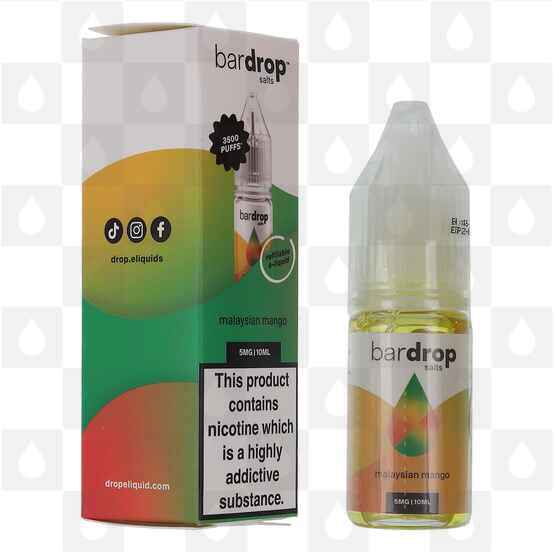 Malaysian Mango by Bar Drop E Liquid | 10ml Nic Salt, Strength & Size: 20mg • 10ml