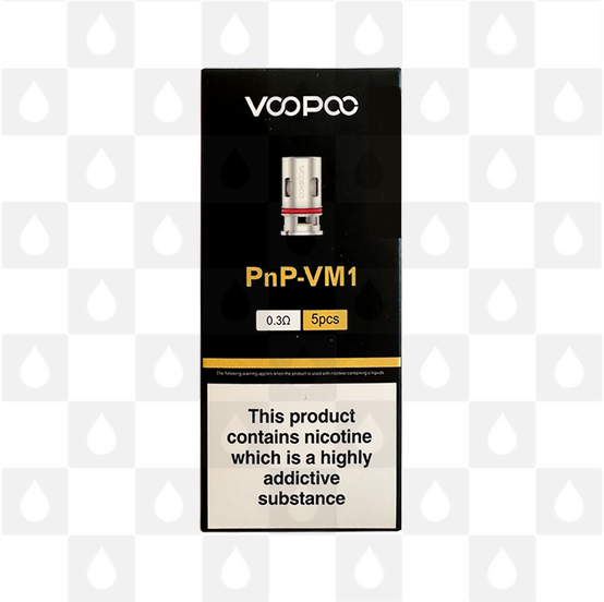 VooPoo PnP Replacement Coils, Ohms: PnP-VM1 Mesh 0.3 Ohm (32-40W)