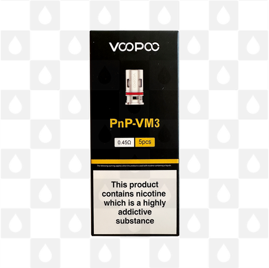 VooPoo PnP Replacement Coils, Ohms: PnP-VM3 Mesh 0.45 Ohm (25-35W)