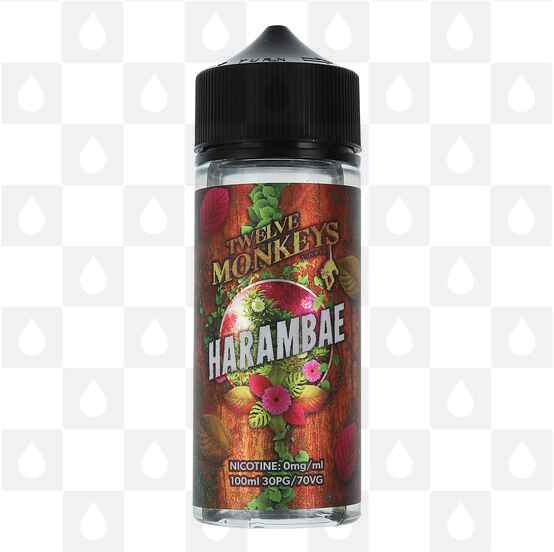 Harambae by Twelve Monkeys Vapor Co E Liquid | 50ml & 100ml Short Fill, Strength & Size: 0mg • 100ml (120ml Bottle)