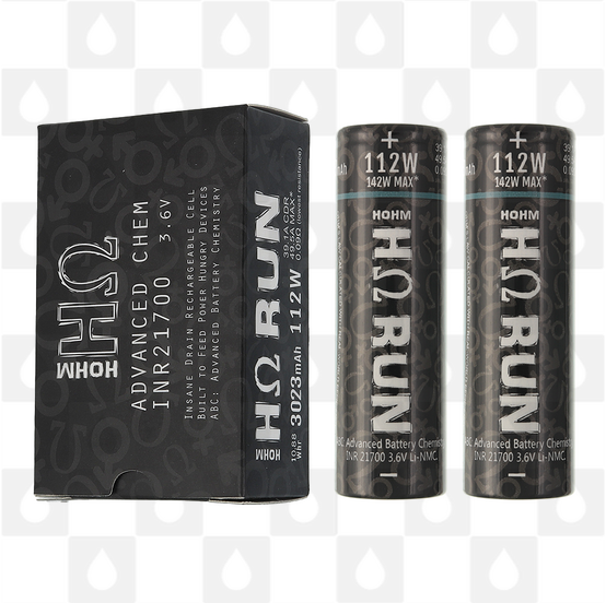 HOHM Run 21700 Mod Battery, Quantity: HOHM Run - Twin Pack