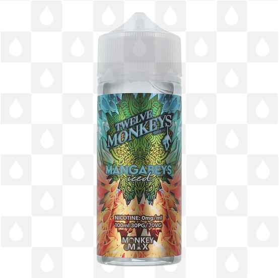 Mangabeys Iced by Twelve Monkeys E Liquid | Ice Age Series | 100ml Short Fill, Strength & Size: 0mg • 100ml (120ml Bottle)