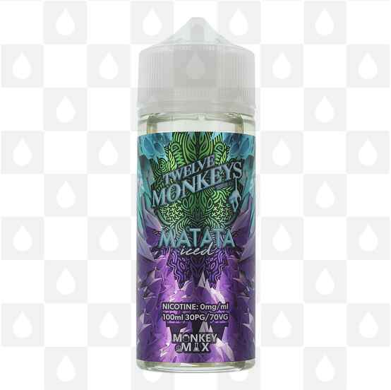 Matata Iced by Twelve Monkeys E Liquid | Ice Age Series | 100ml Short Fill, Strength & Size: 0mg • 100ml (120ml Bottle)