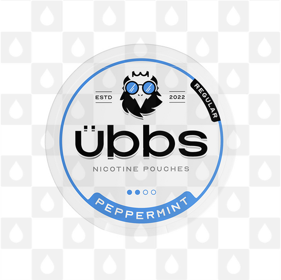 Peppermint by Ubbs | Nicotine Pouches, Strength & Size: 20 x 11mg Pouches