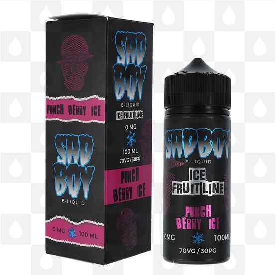 Punch Berry Ice | Ice Fruit Line by Sadboy E Liquid | 100ml Short Fill, Strength & Size: 0mg • 100ml (120ml Bottle)