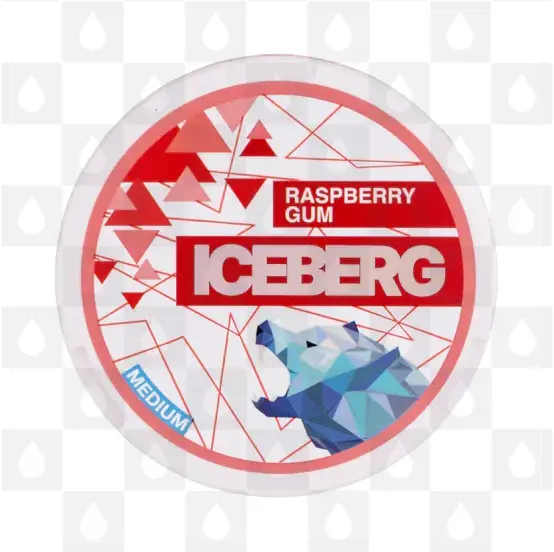 Raspberry Gum by Iceberg | Nicotine Pouches